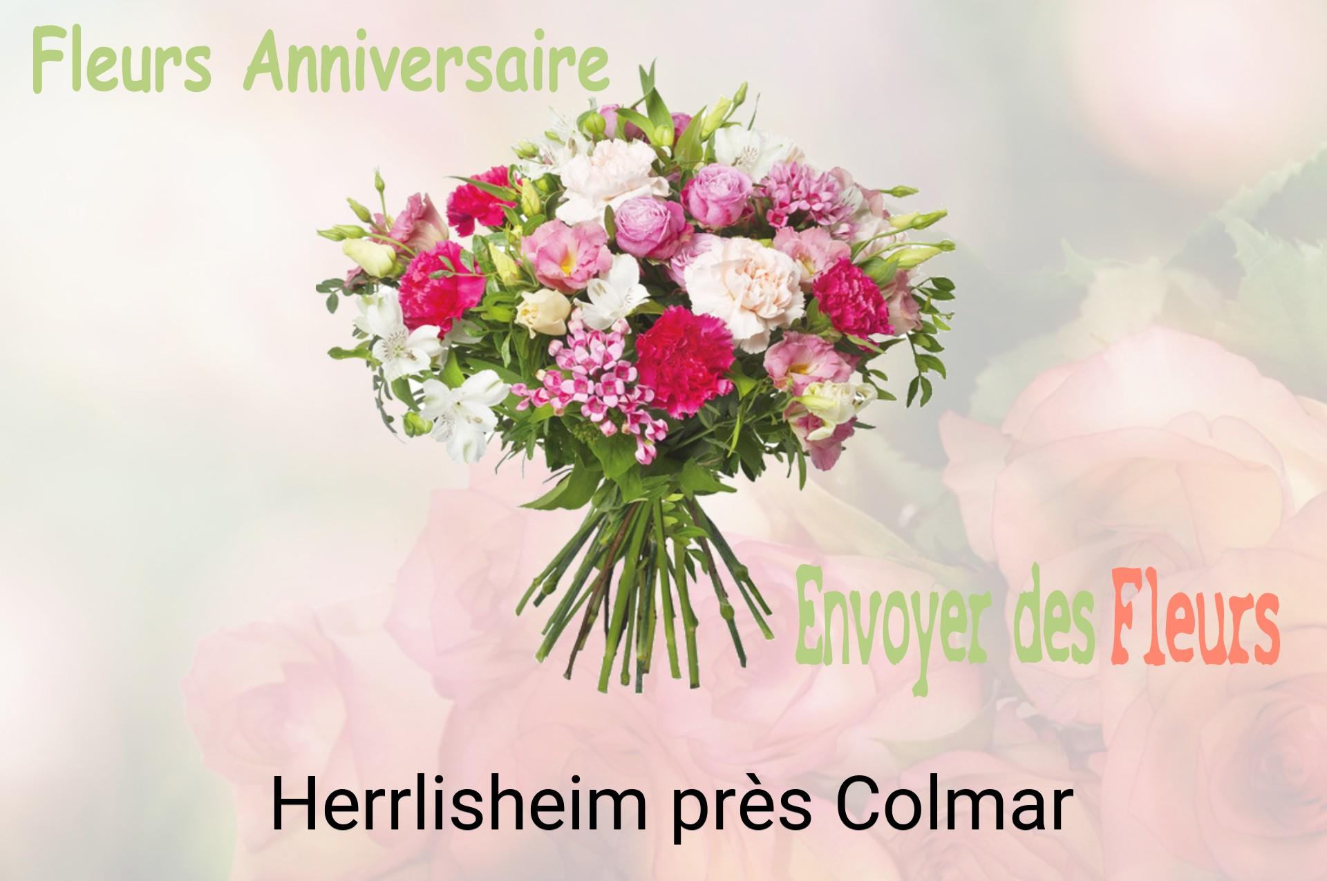 Bouquet de fleurs d’anniversaire livré à Herrlisheim-près-Colmar